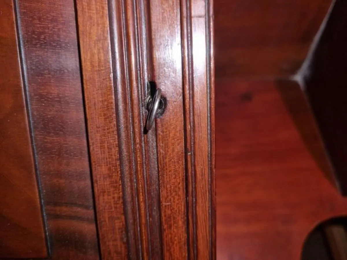 Vintage corner wall cabinet - Image 4