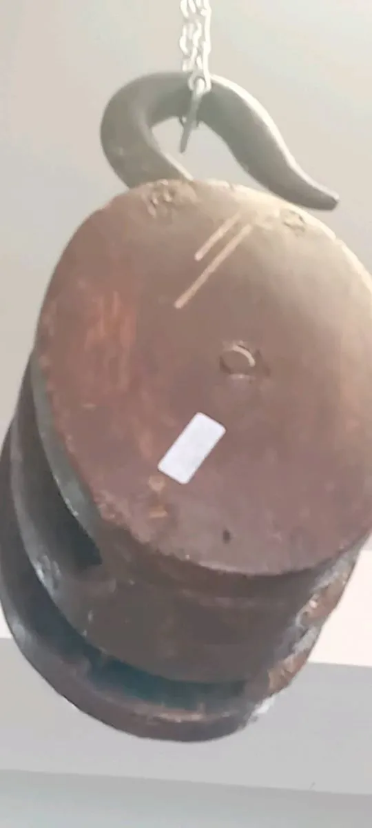 Original Antique Wooden Ships Cargo Pully - Image 3