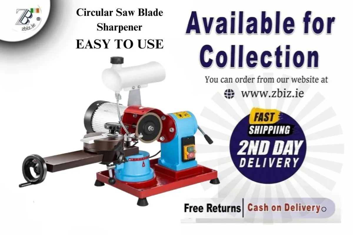 230V Saw Blade Sharpener with Adjustable Angle - Image 1
