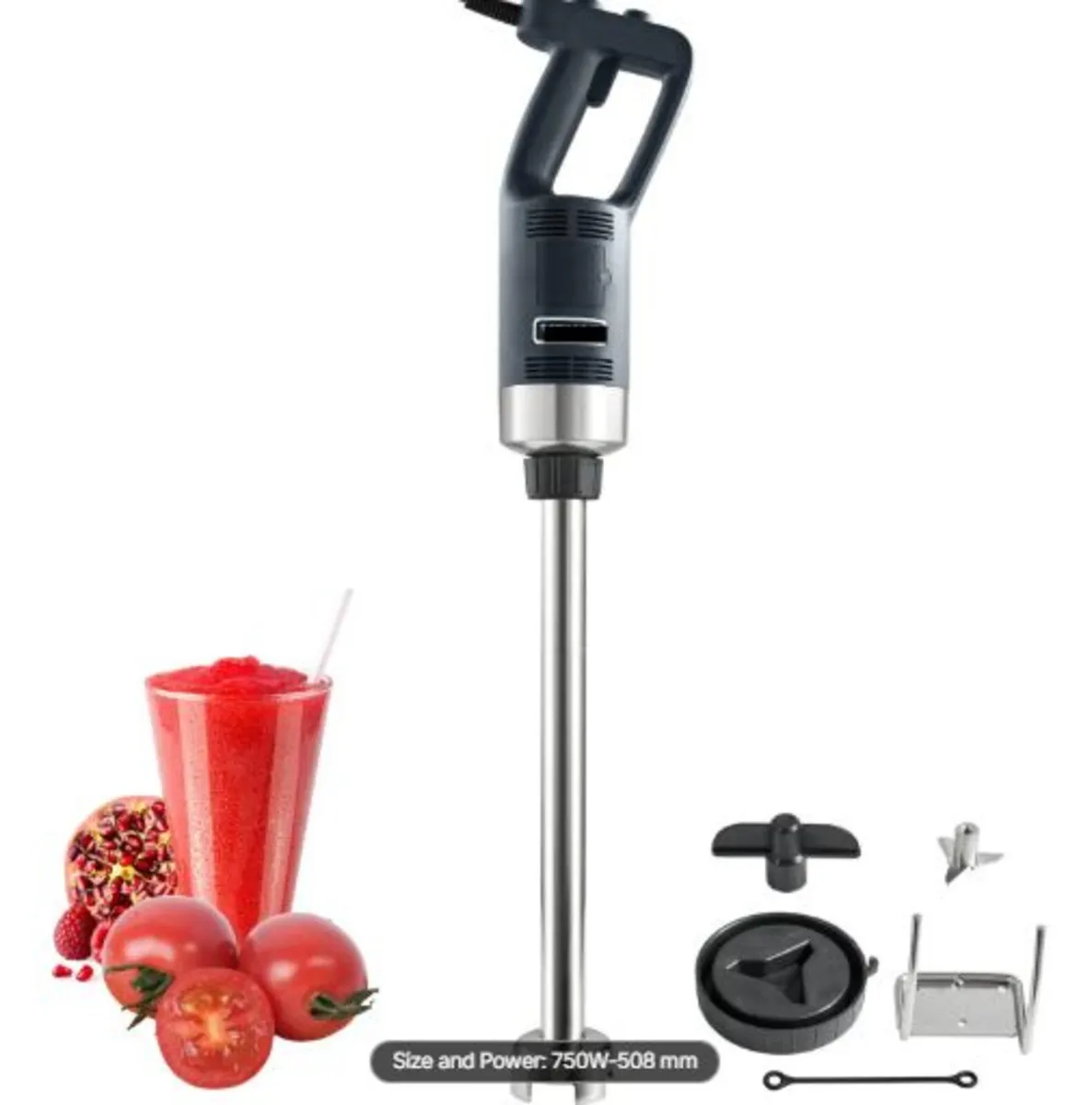 Commercial Immersion Blender, 750 Watt Heavy Duty - Image 1