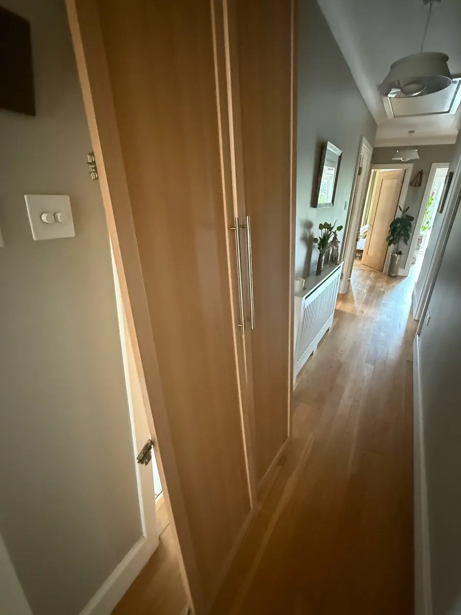 2 wardrobe/Press Beech Shaker Doors - Image 2