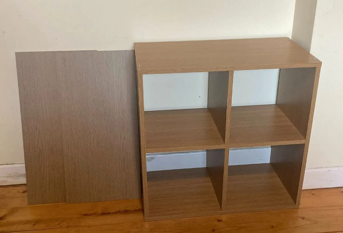 4-Cube Storage Shelf – Compact & Modern - Image 4