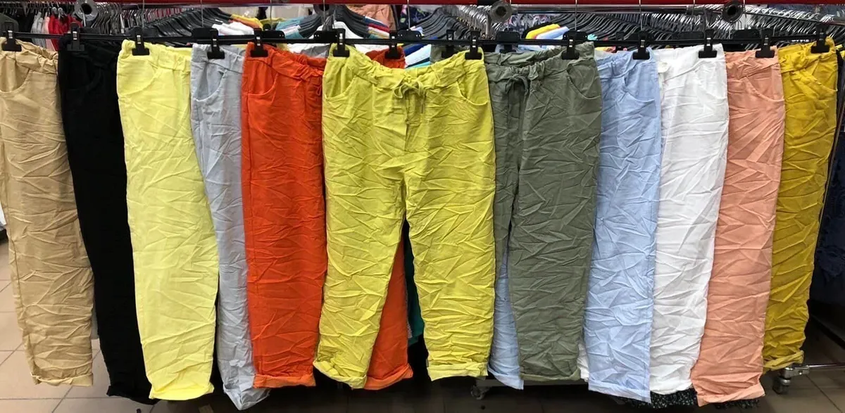 ladies italian stretch trousers 10/16 - Image 4