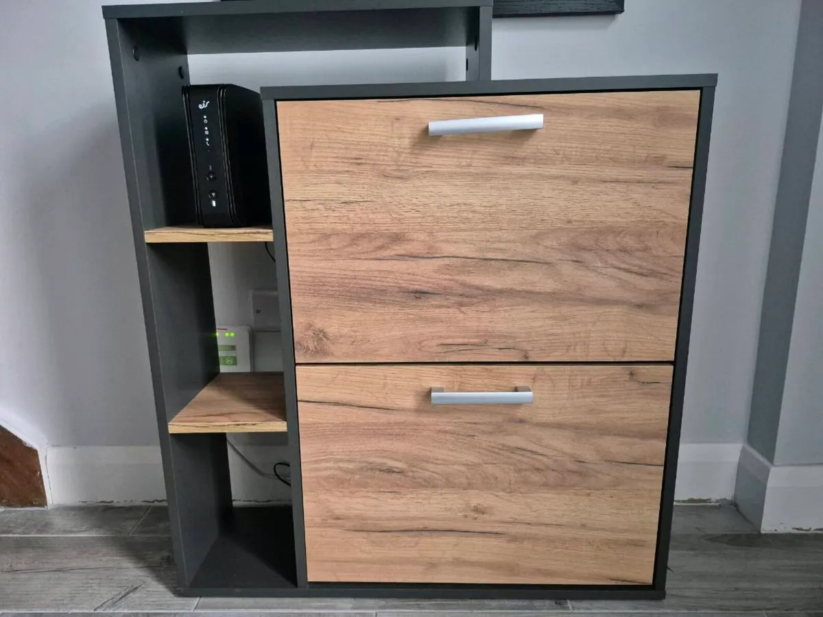 10 pair shoe storage cabinet - Image 2