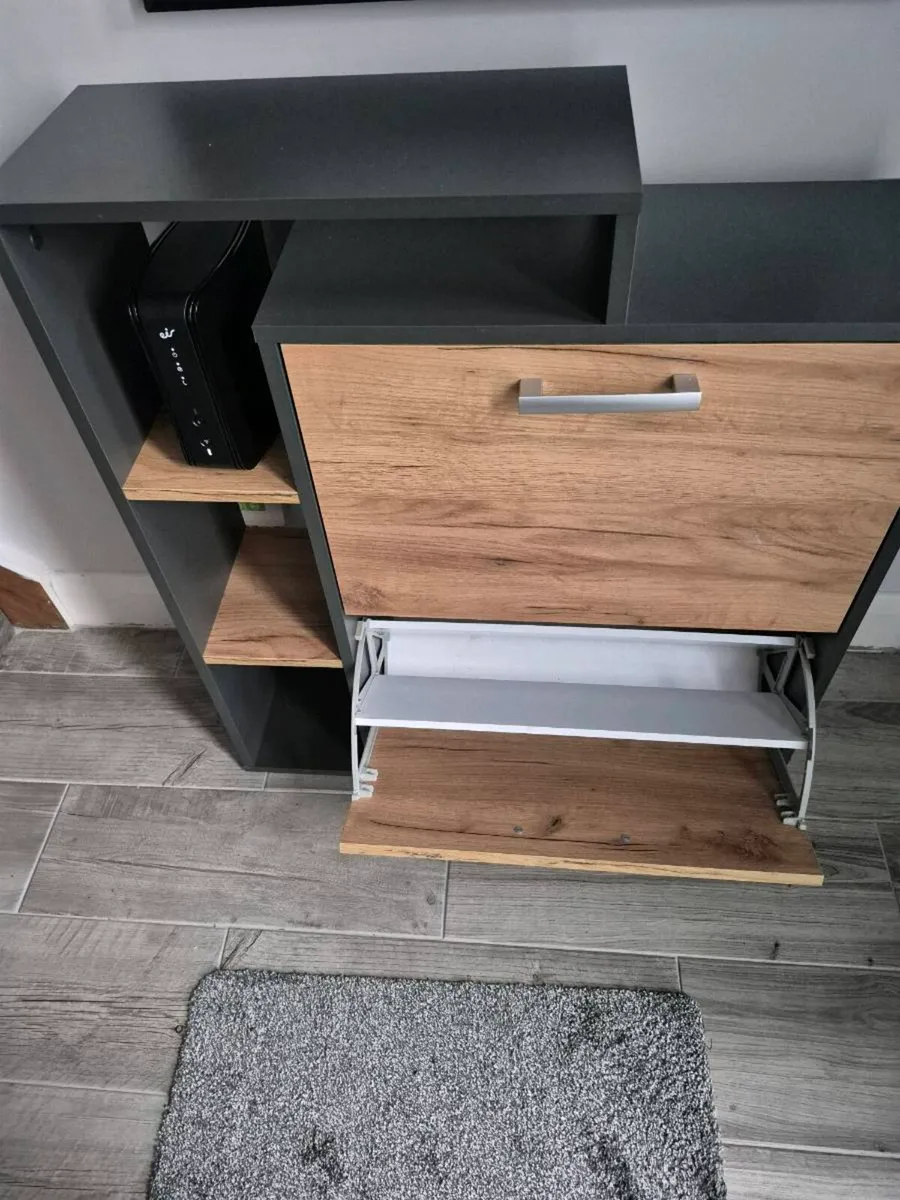 10 pair shoe storage cabinet - Image 3