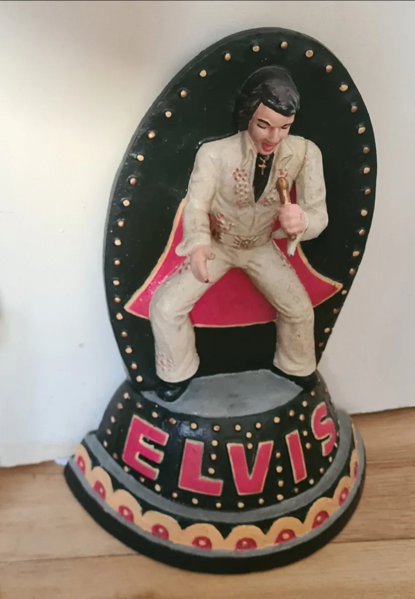 Elvis cast iron door stopper - Image 1