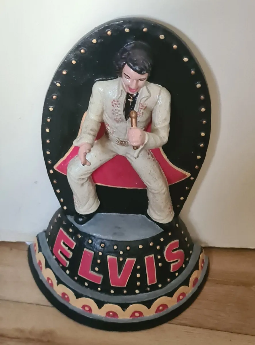 Elvis cast iron door stopper - Image 2