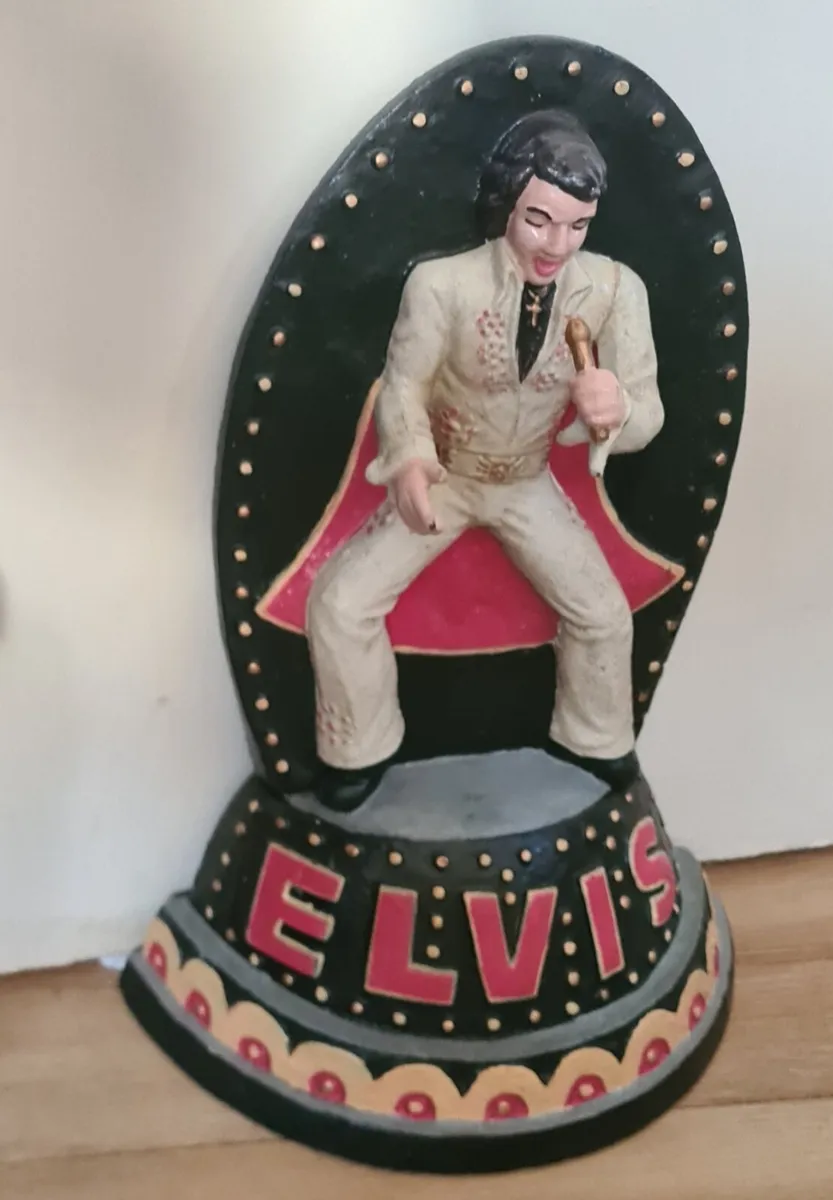 Elvis cast iron door stopper - Image 3