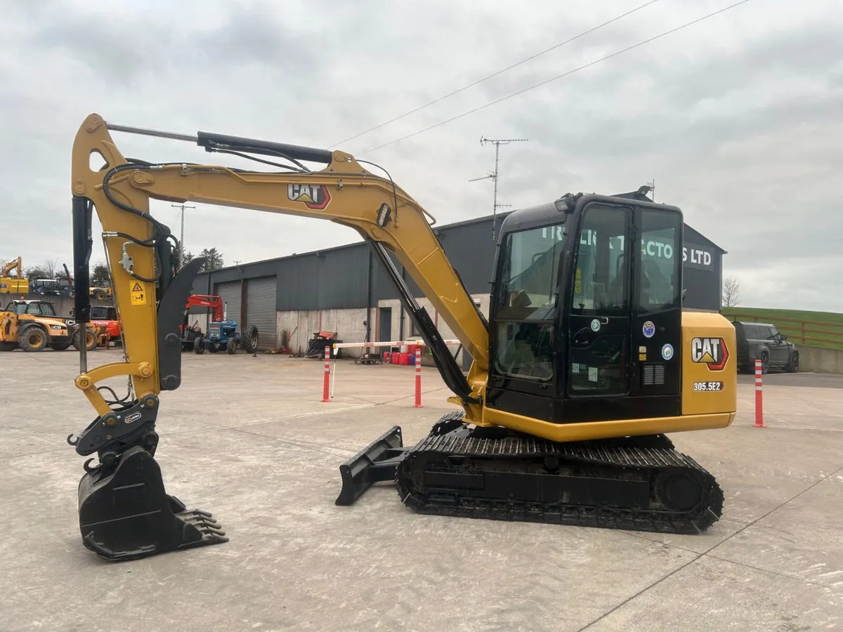 (2019) Caterpillar 305.5E2 On New 600mm Pads - Image 4