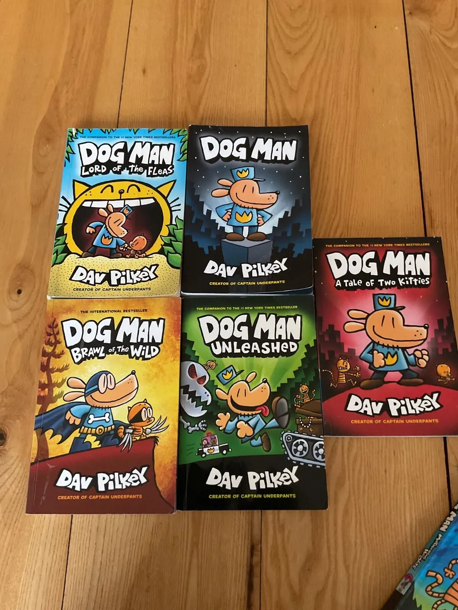 Dog Man books x 5 - Image 1