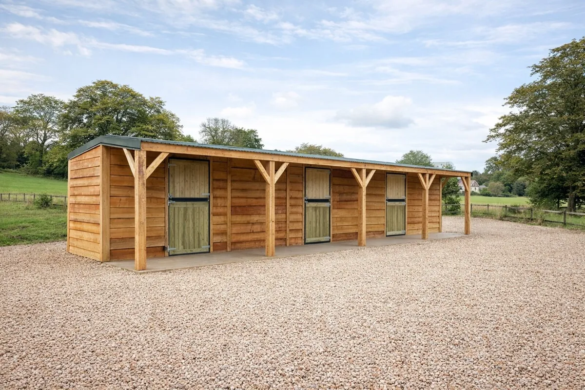 Stables and timber sheds - Image 1