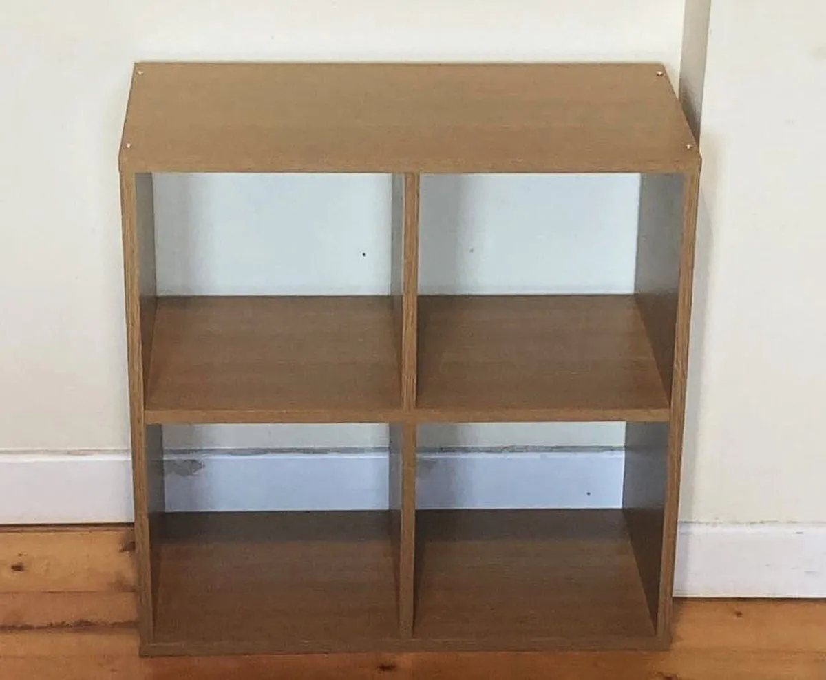 4-Cube Storage Shelf – Compact & Modern - Image 2