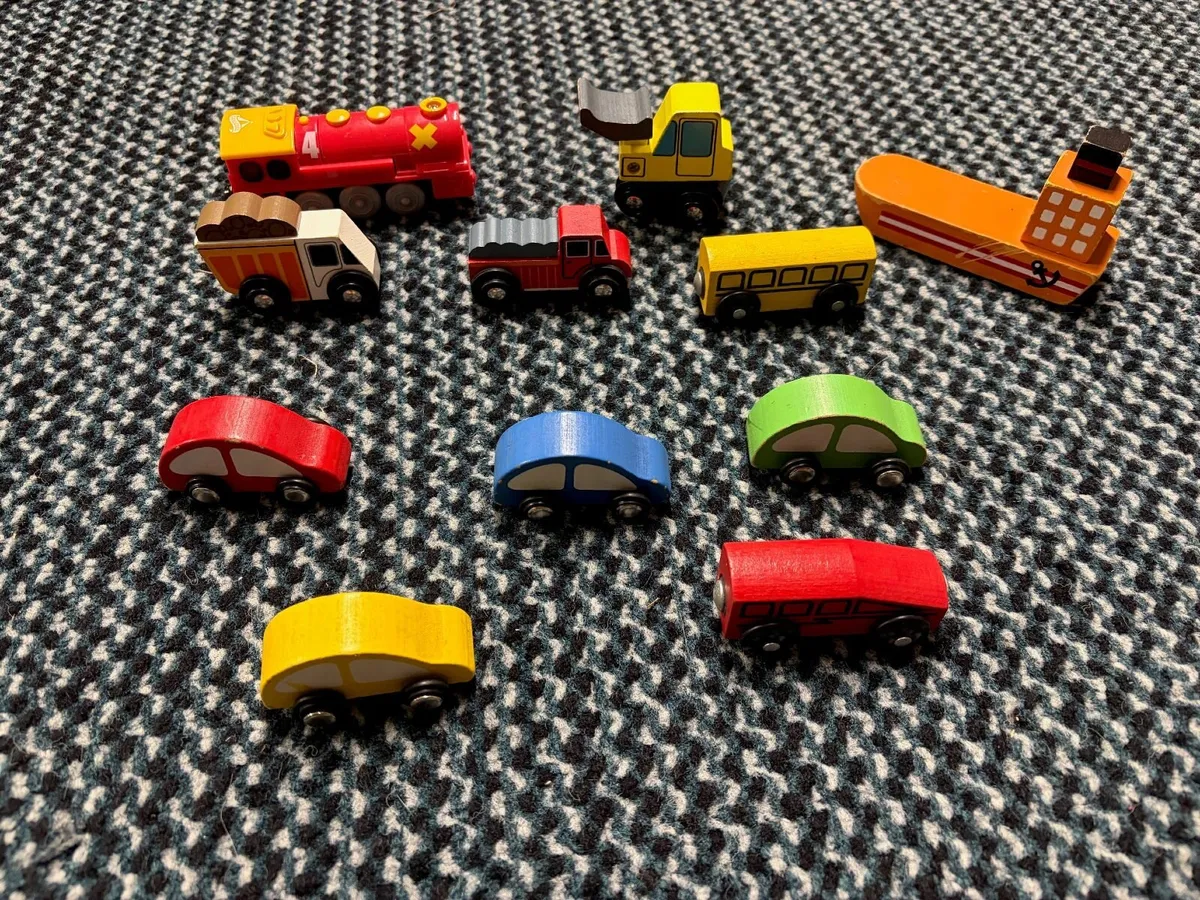 Wooden Train Track Set - Image 2