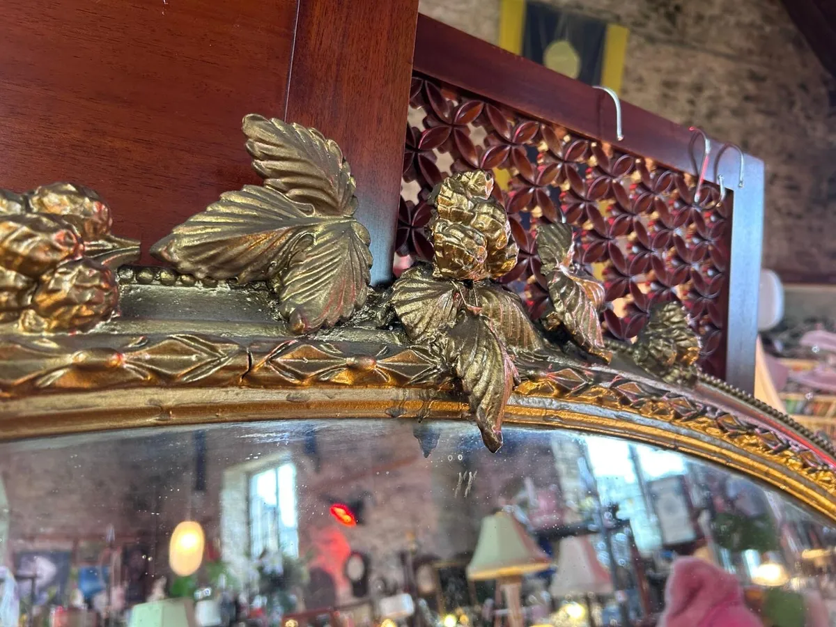 Gold Gilded Mantle Mirror - Image 2