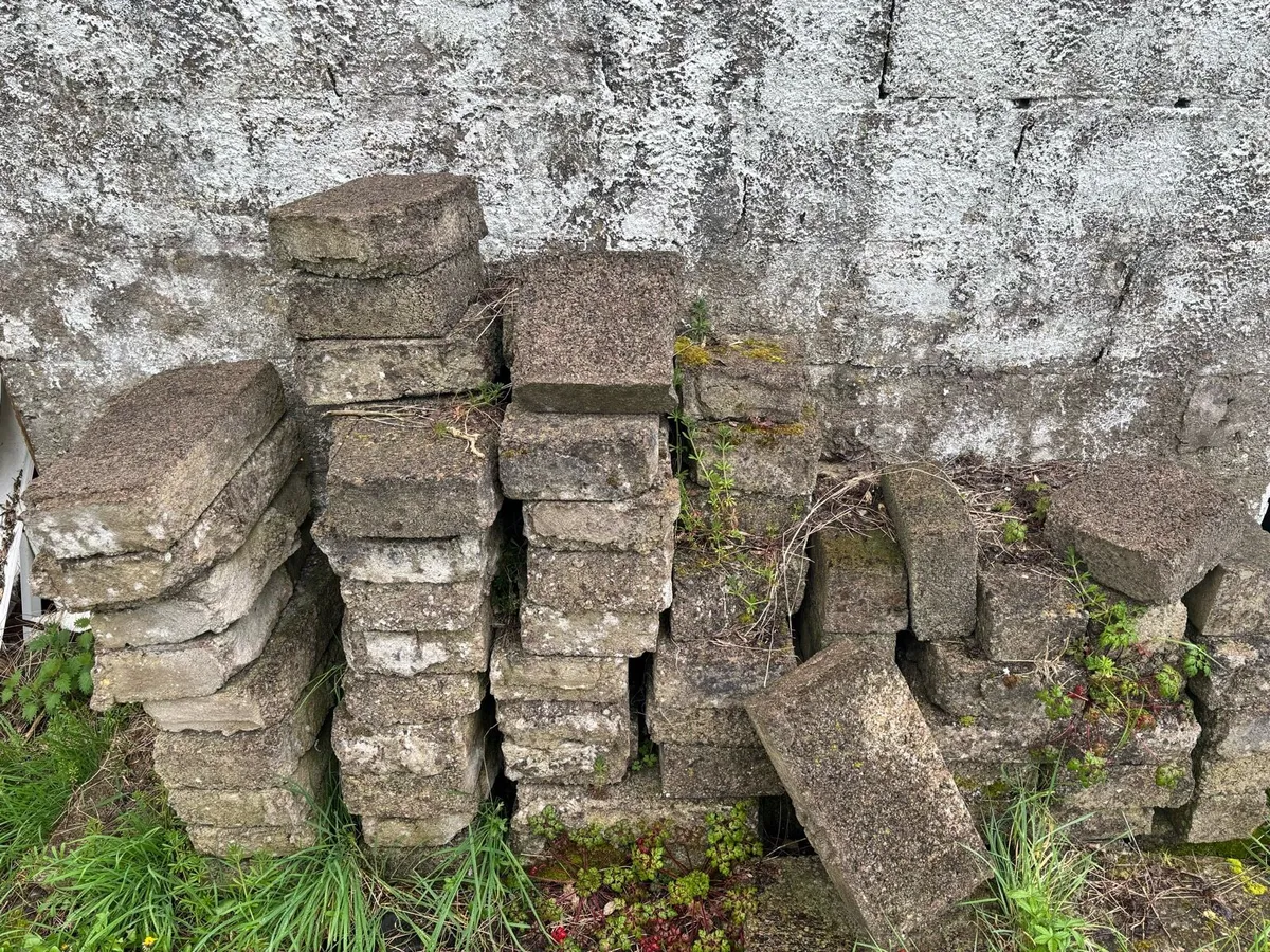 Free household building rubble blocks and timber. - Image 1