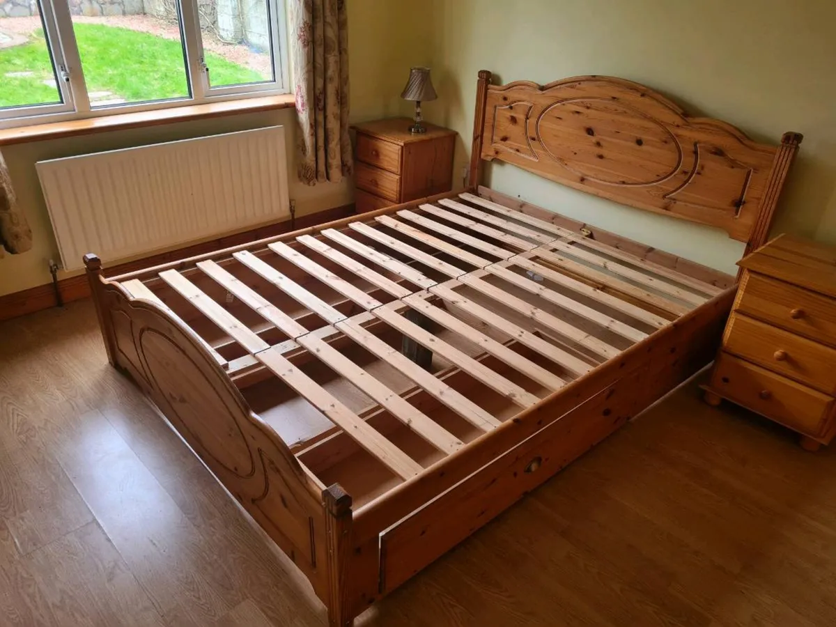 King size bed frame - Image 2