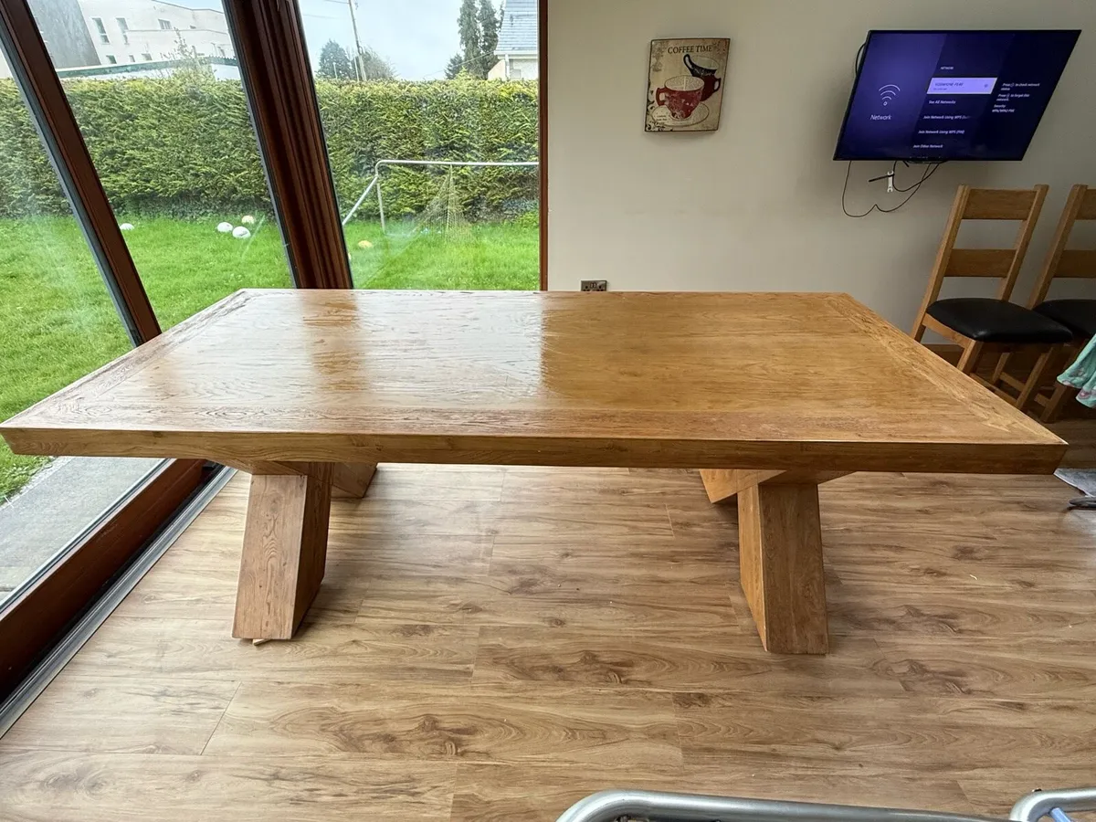 Maximus Oak Dining Table - Image 2