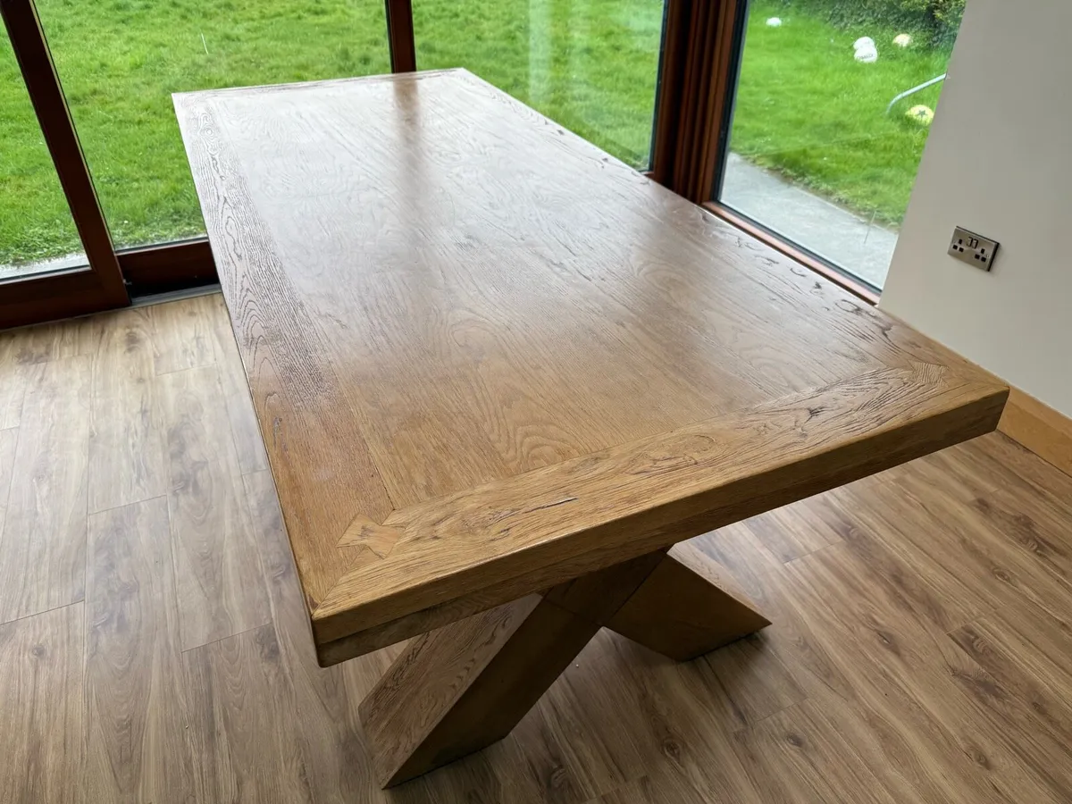 Maximus Oak Dining Table - Image 3