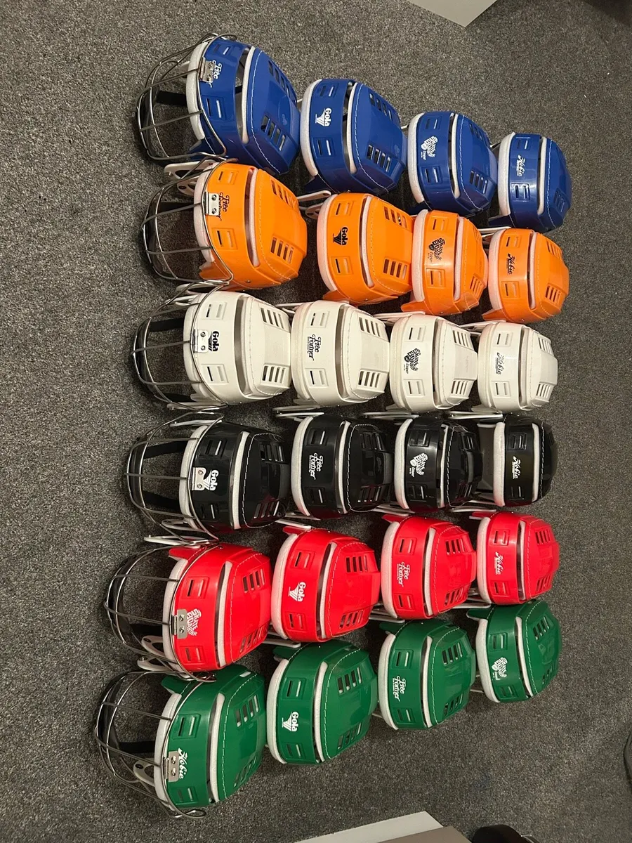 Oldstyle retro hurling helmets - Image 1