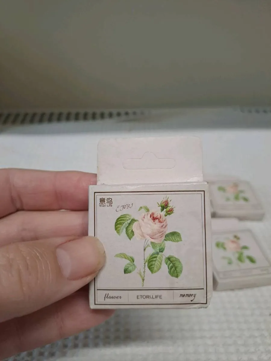 Vintage Floral Sticker Sets – 60pcs Each (New) - Image 2