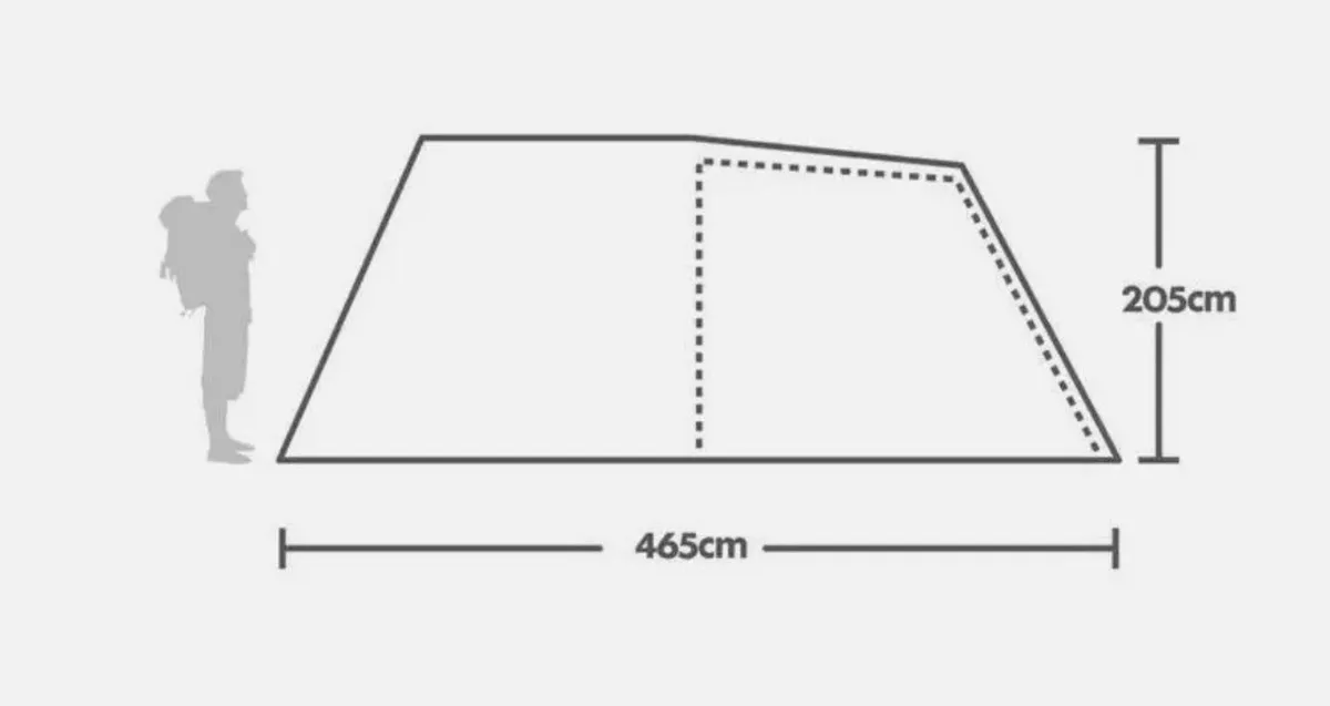 5 man tunnel tent - Image 2