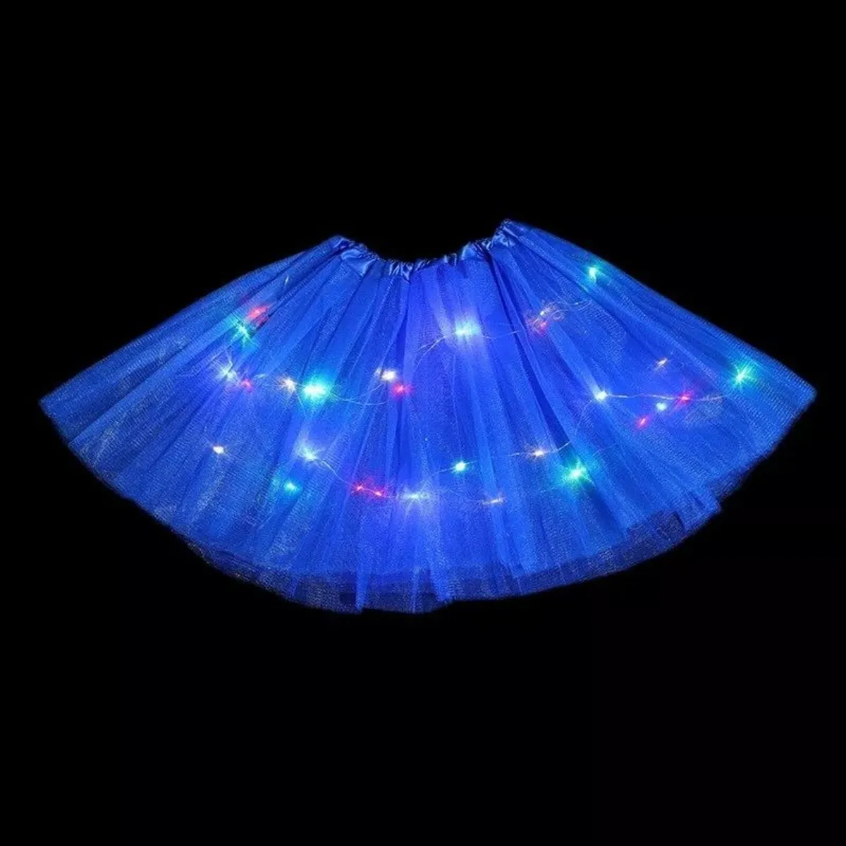 Children's blue tulle skirt one size - Image 1