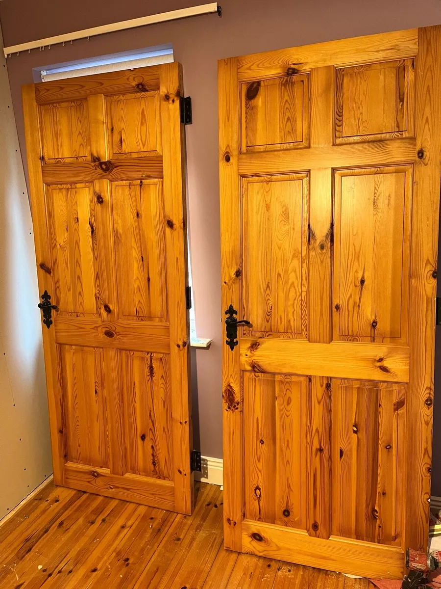 Pine Doors - 2 for €80 - Image 1