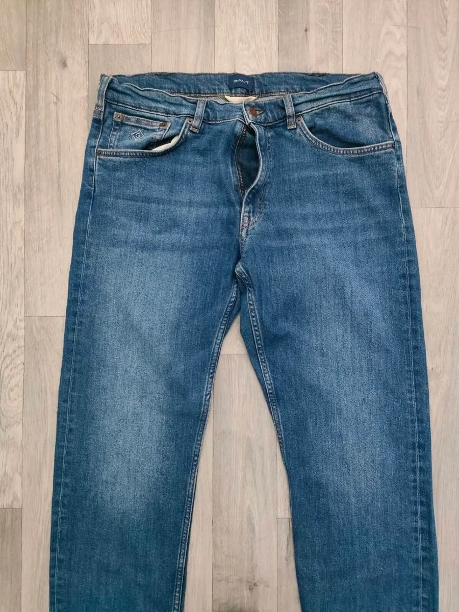 Gant Regular Fit Jeans Mens W34 L29 - Image 2