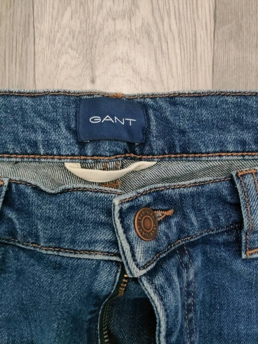 Gant Regular Fit Jeans Mens W34 L29 - Image 4
