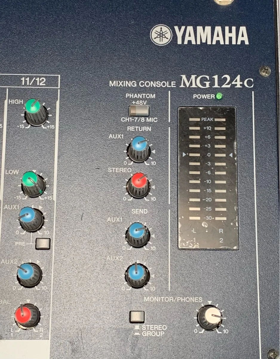 YAMAHA MG124c Mixing Console(read) - Image 2
