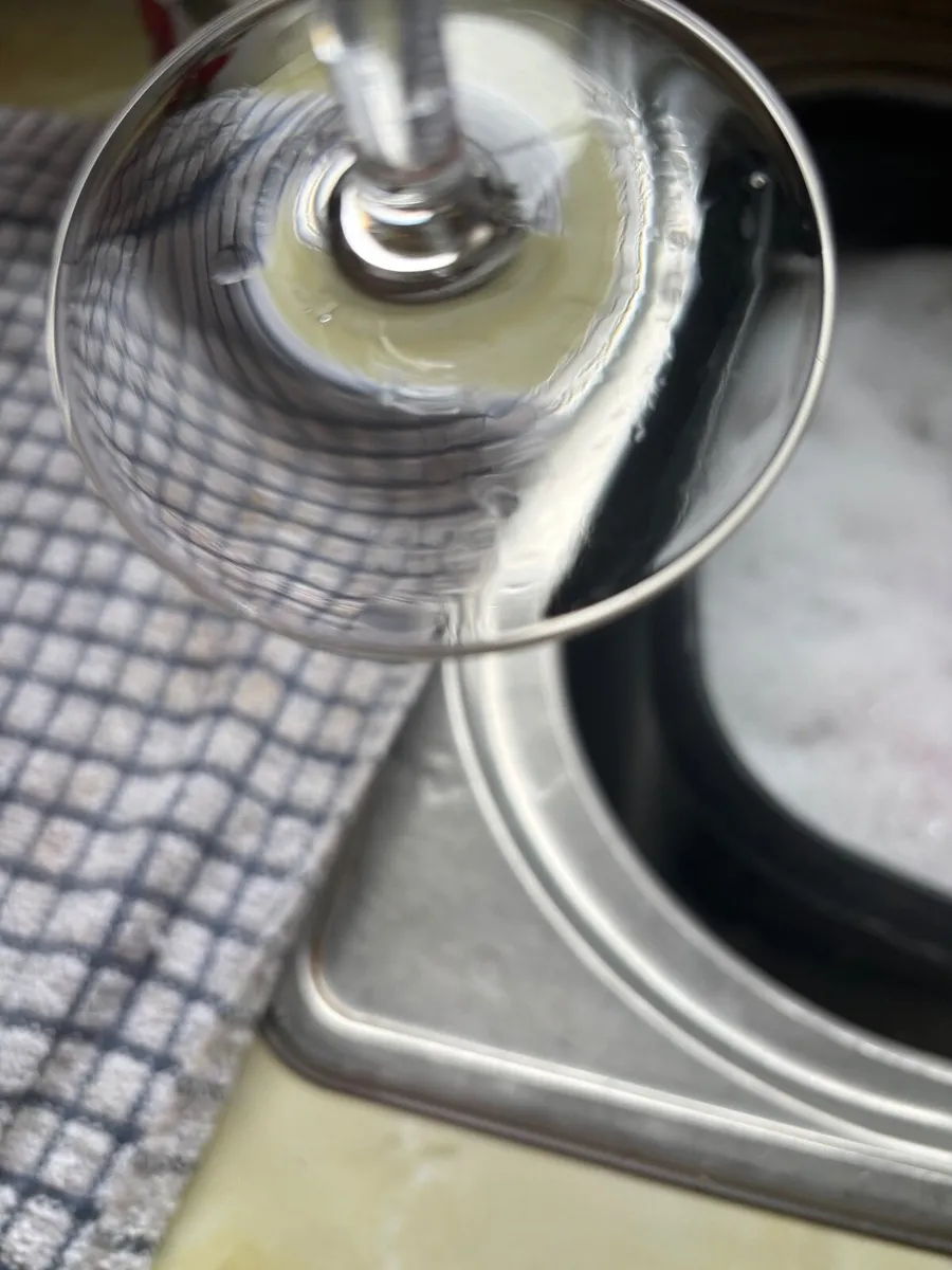 Set of 5 crystal champagne flutes - Image 2