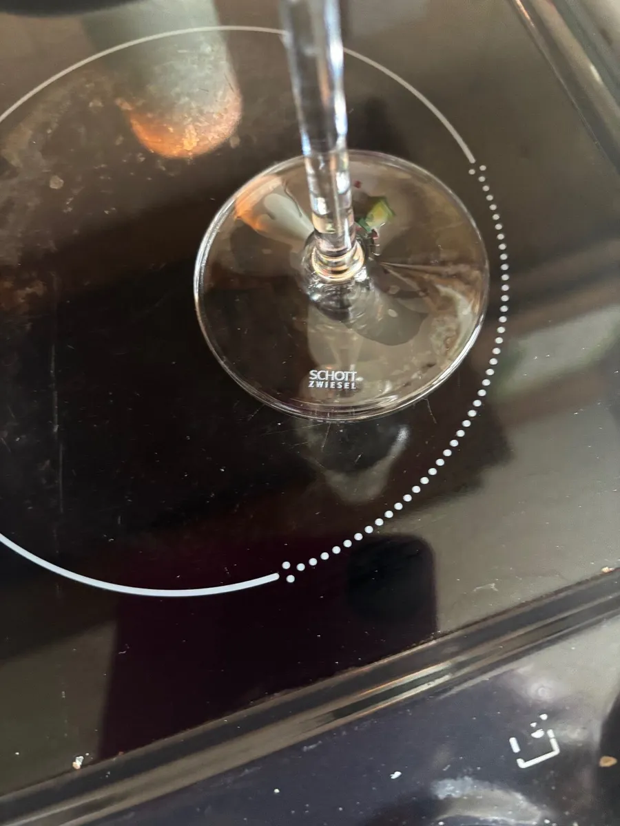 Set of 5 crystal champagne flutes - Image 3