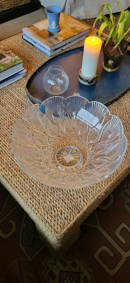 Waterford Crystal Peacock Centrepiece Bowl - Image 1