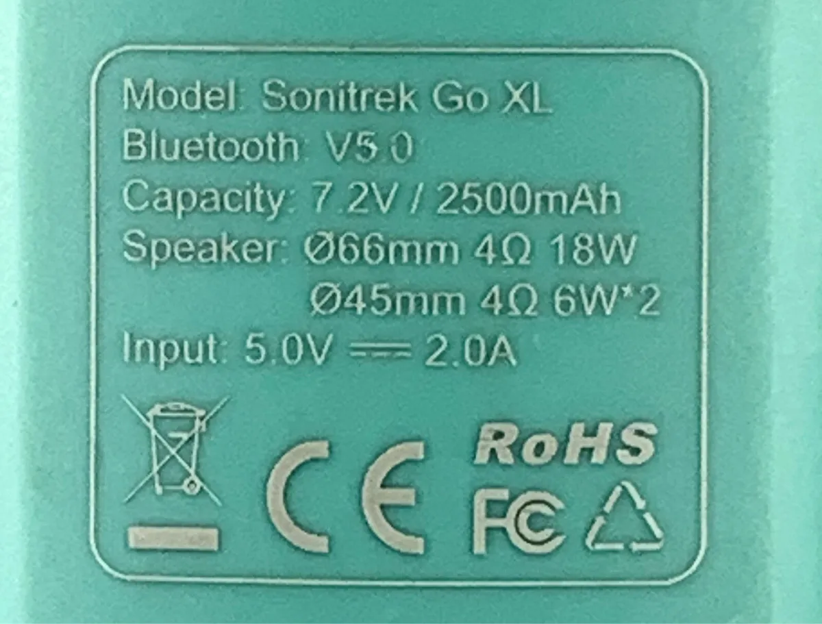 Sonitrek Go XL Bluetooth speaker - Image 4