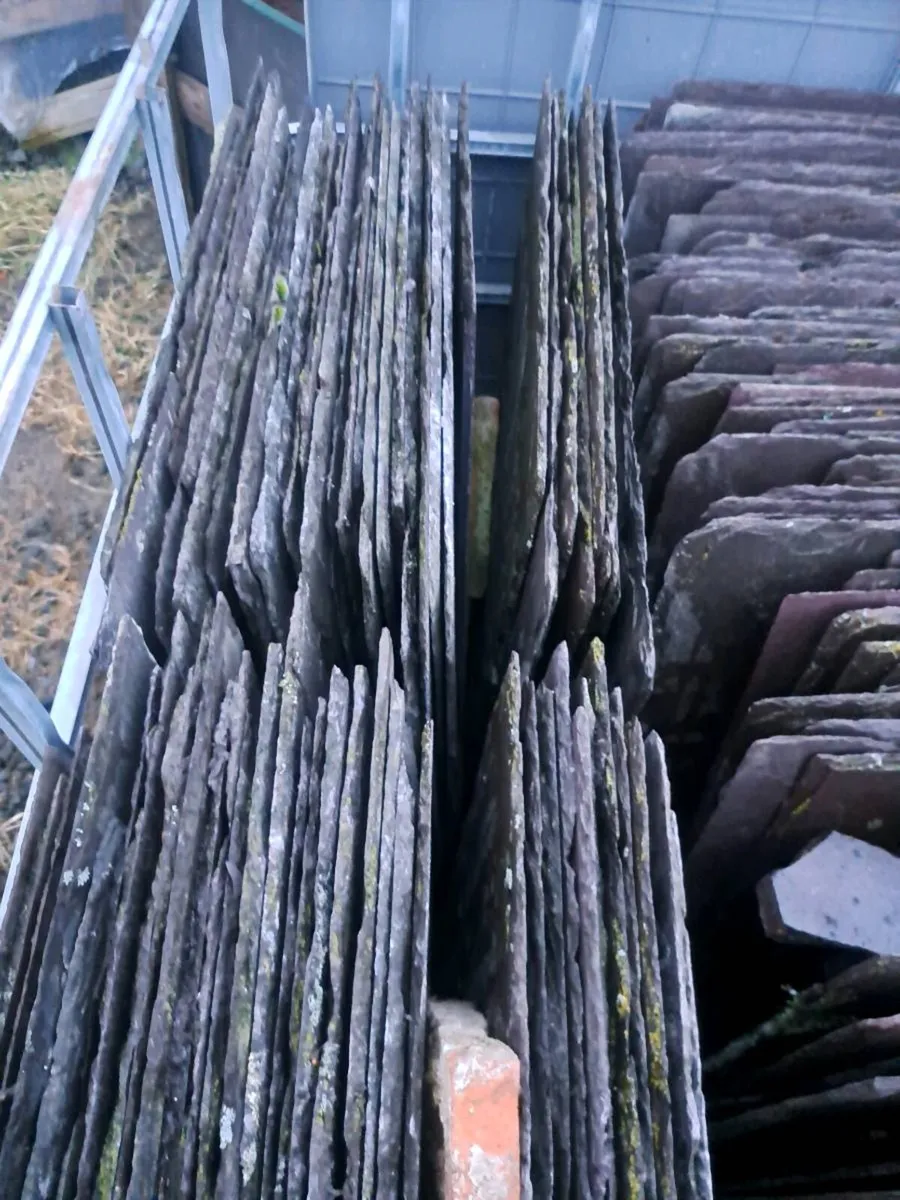 225 qty 33 inch Random Bangor Blue Slates - Image 1