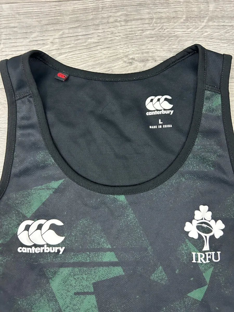 Ireland Rugby Vest Sleeveless Shirt Mens Large - Image 3