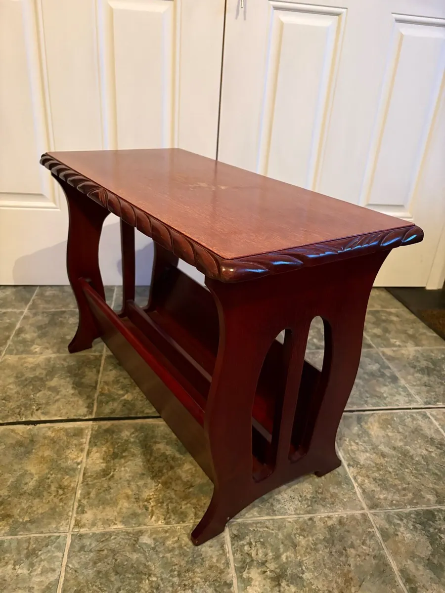 Coffee table /book and newspaper stand - Image 2