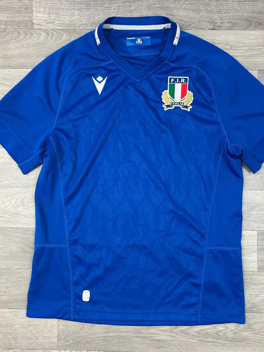 Macron Italy Rugby jersey Shirt Mens Large - Image 2