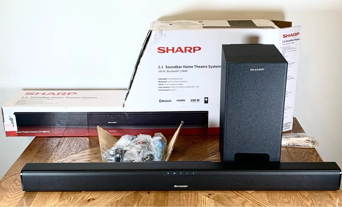 Sharp 2.1 Channel Soundbar Home Theatre Syste - Image 1
