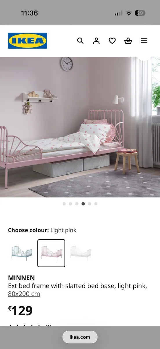 Girls pink bed - Image 3