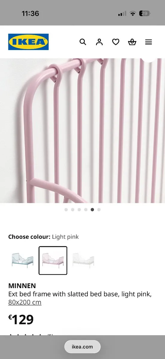 Girls pink bed - Image 4