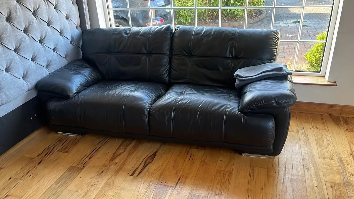 Leather couch