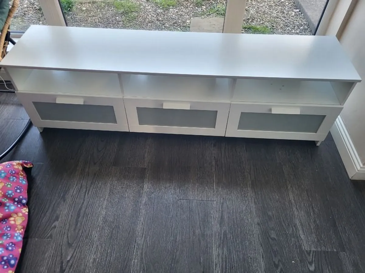 White TV Unit - Image 1
