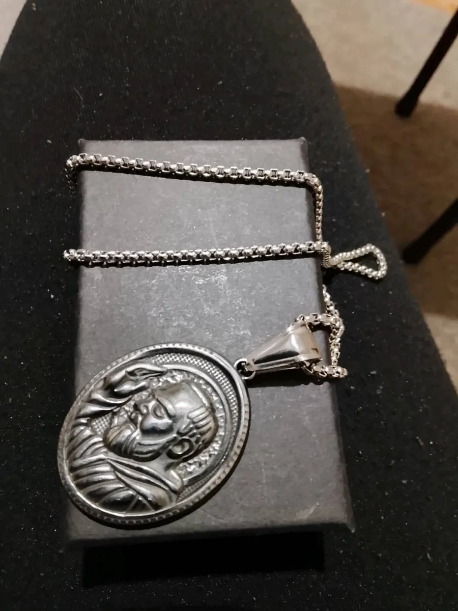 Silver St Padre Pio Pendant - Image 3