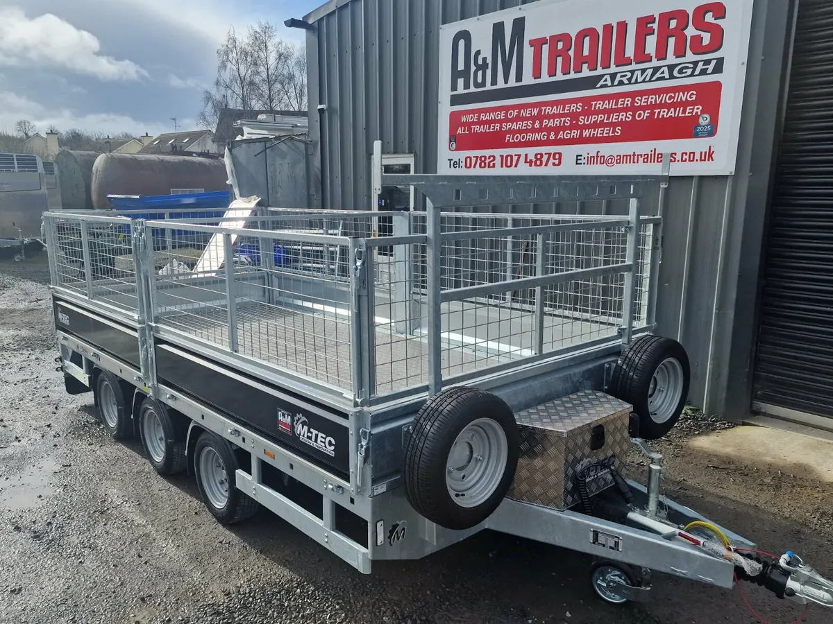 M-Tec flatbed trailer - Image 1