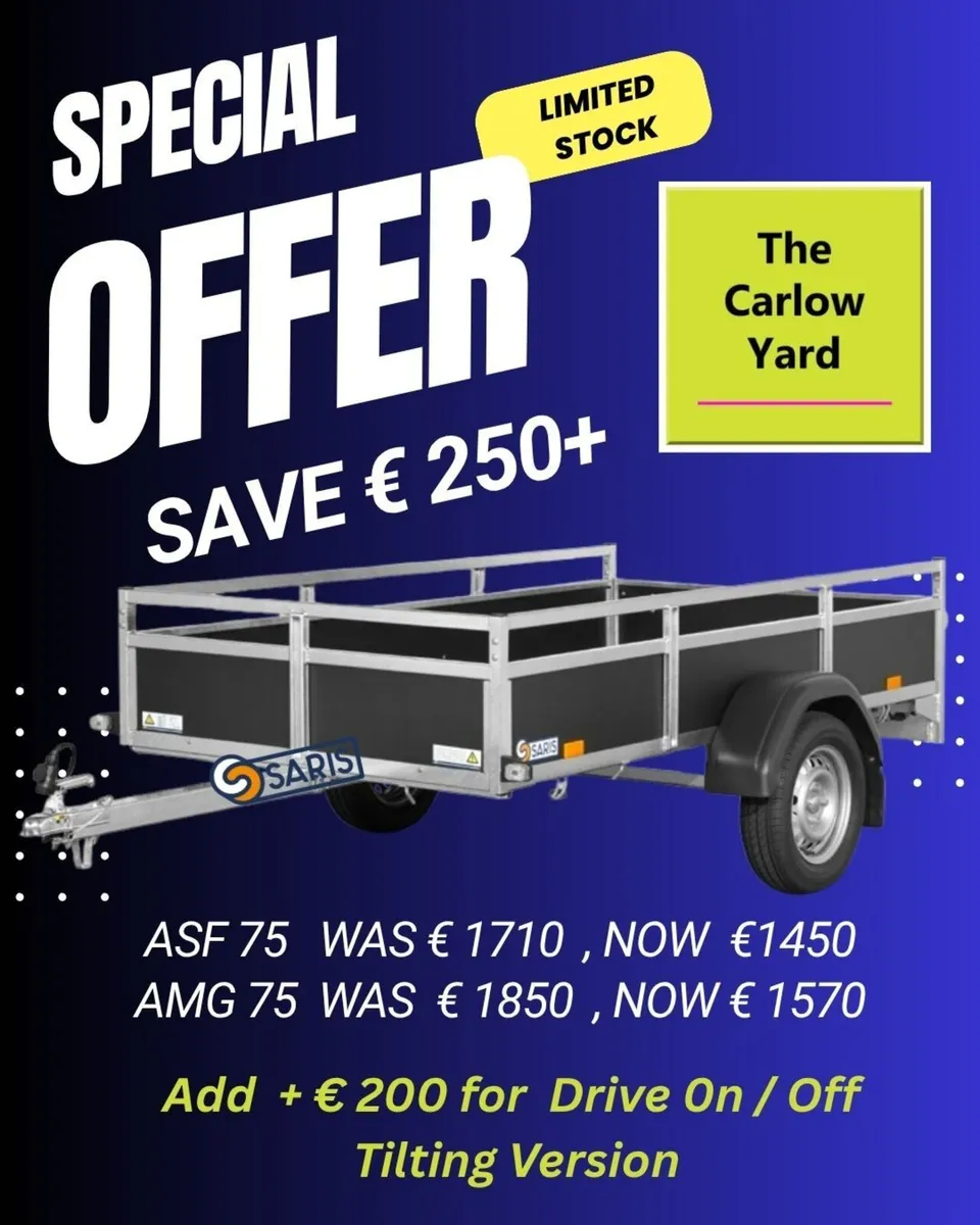 Saris Classic Wood 750 Kg Trailers - Image 1