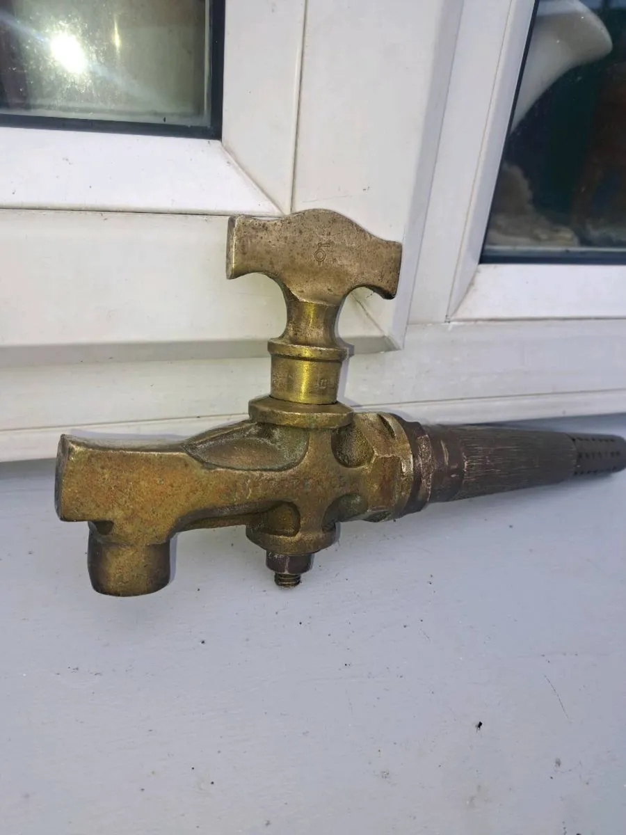 Old large brass  whiskey  tap - Image 3