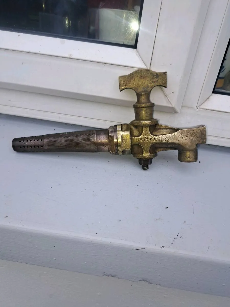 Old large brass  whiskey  tap - Image 1