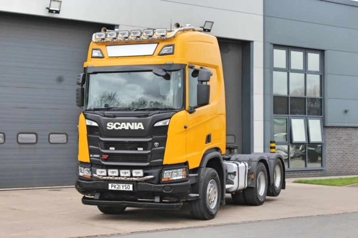 2021 SCANIA R450 XTDOUBLE DRIE WITH REAR LIFT AXLE - Image 3