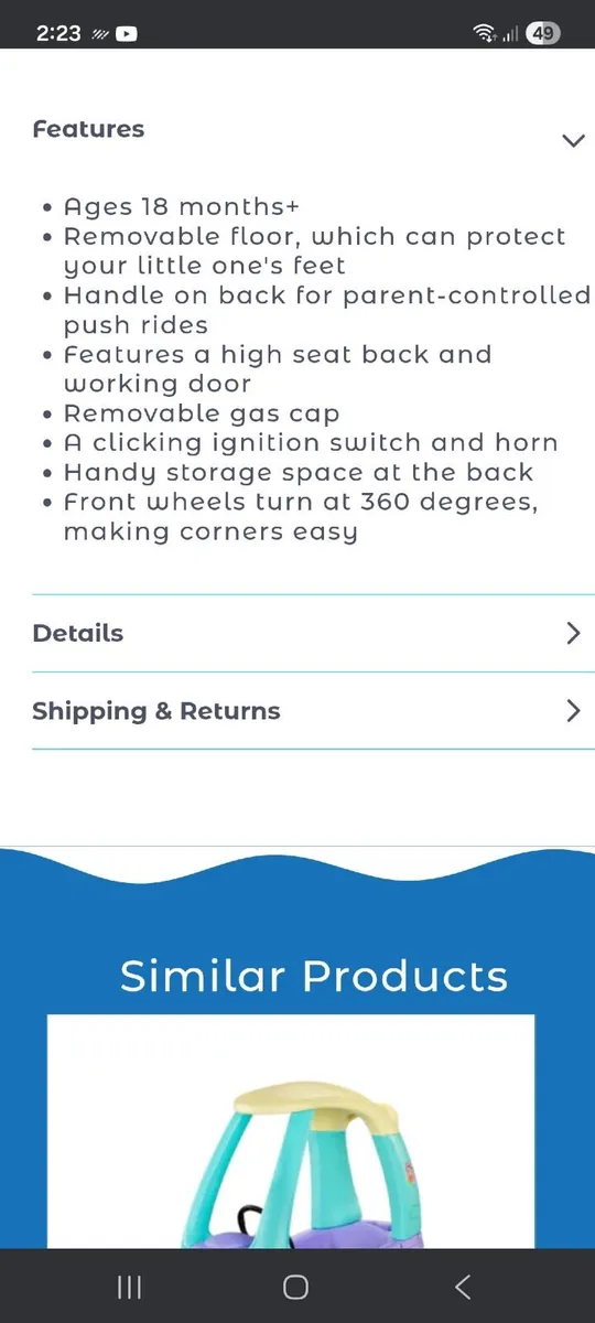 little Tykes  car - Image 4